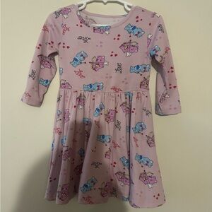 Care Bears Pink Dress with Bear and Heart Design